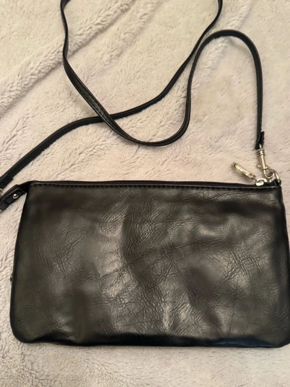 Relic Crossbody Bag Small Multi Zip Shoulder Purse Clutch‎ Detachable Strap